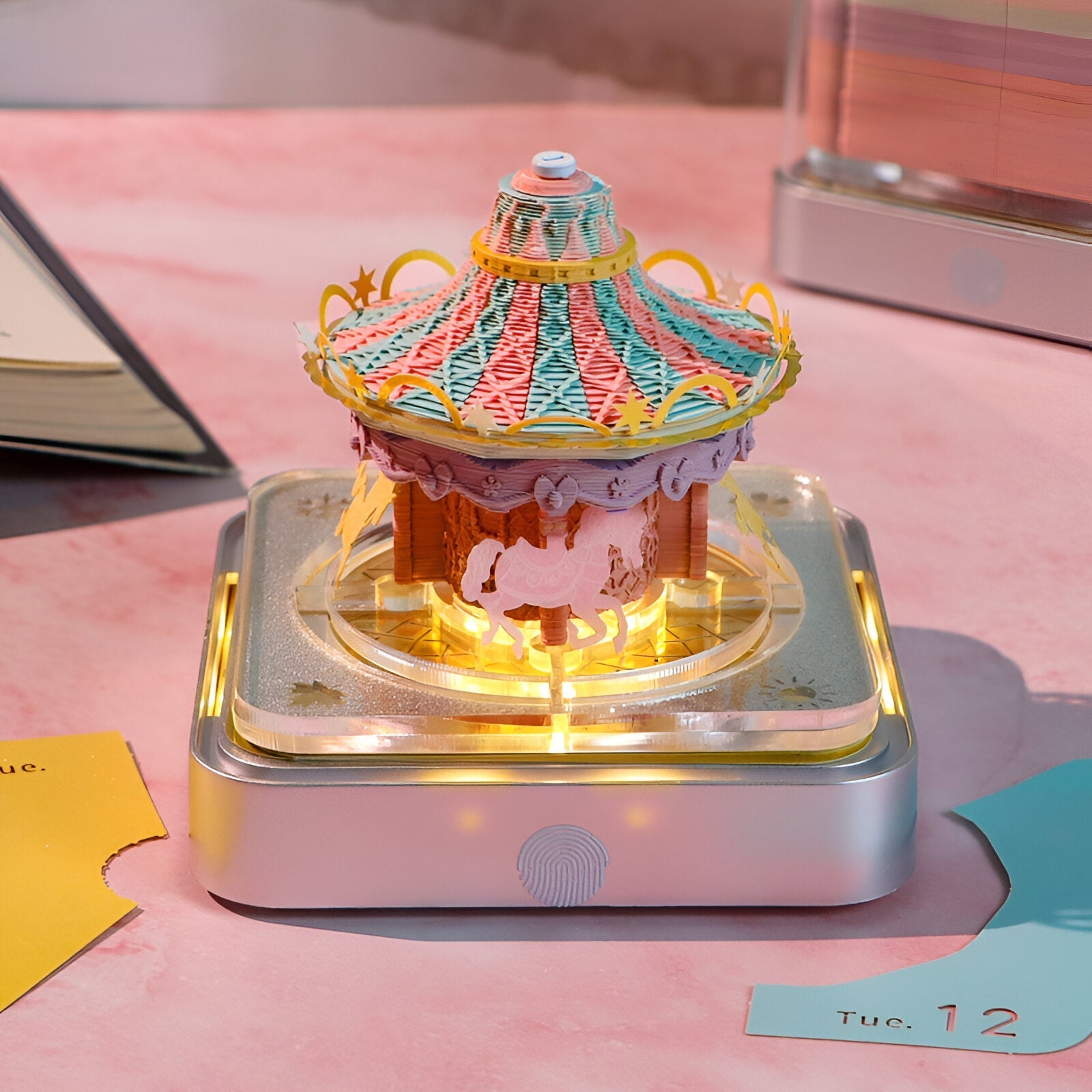 Carrousel (avec lumière et calendrier 2026)