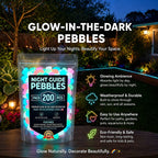🌈Colorful Glow-in-the-Dark Garden Stones 🚚Limited-Time Free Shipping🆓