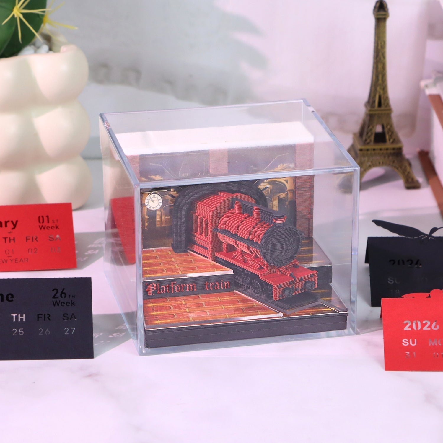 Train Magique (Avec Lumière et Calendrier 2026)