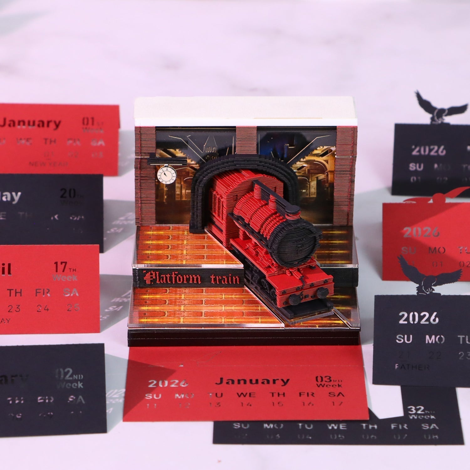 Train Magique (Avec Lumière et Calendrier 2026)