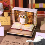 Hibou magique (avec lumière et calendrier 2026)