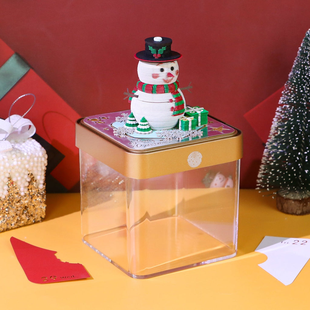 Bonhomme de neige (Avec lumière et calendrier 2026)