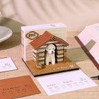 Chiot dans un cottage (avec calendrier 2026)