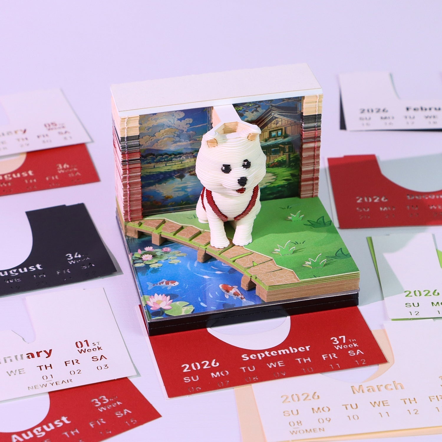 Sac à dos Chiot (avec lumière et calendrier 2026)