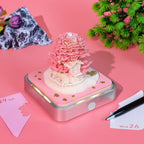 Arbre rose (avec lumière et calendrier 2026)