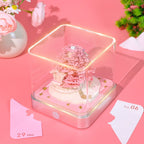 Arbre rose (avec lumière et calendrier 2026)