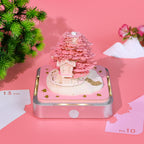 Arbre rose (avec lumière et calendrier 2026)