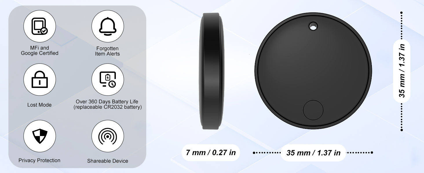 FindTag traqueur sans fil traceur Air Tags intelligents Android et iOS