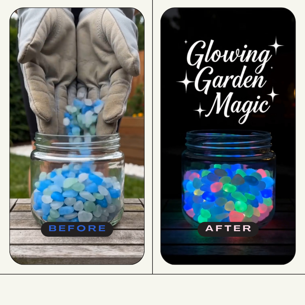 🌈Colorful Glow-in-the-Dark Garden Stones 🚚Limited-Time Free Shipping🆓